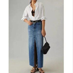 Reformation Tazz Denim Maxi Skirt Size 30